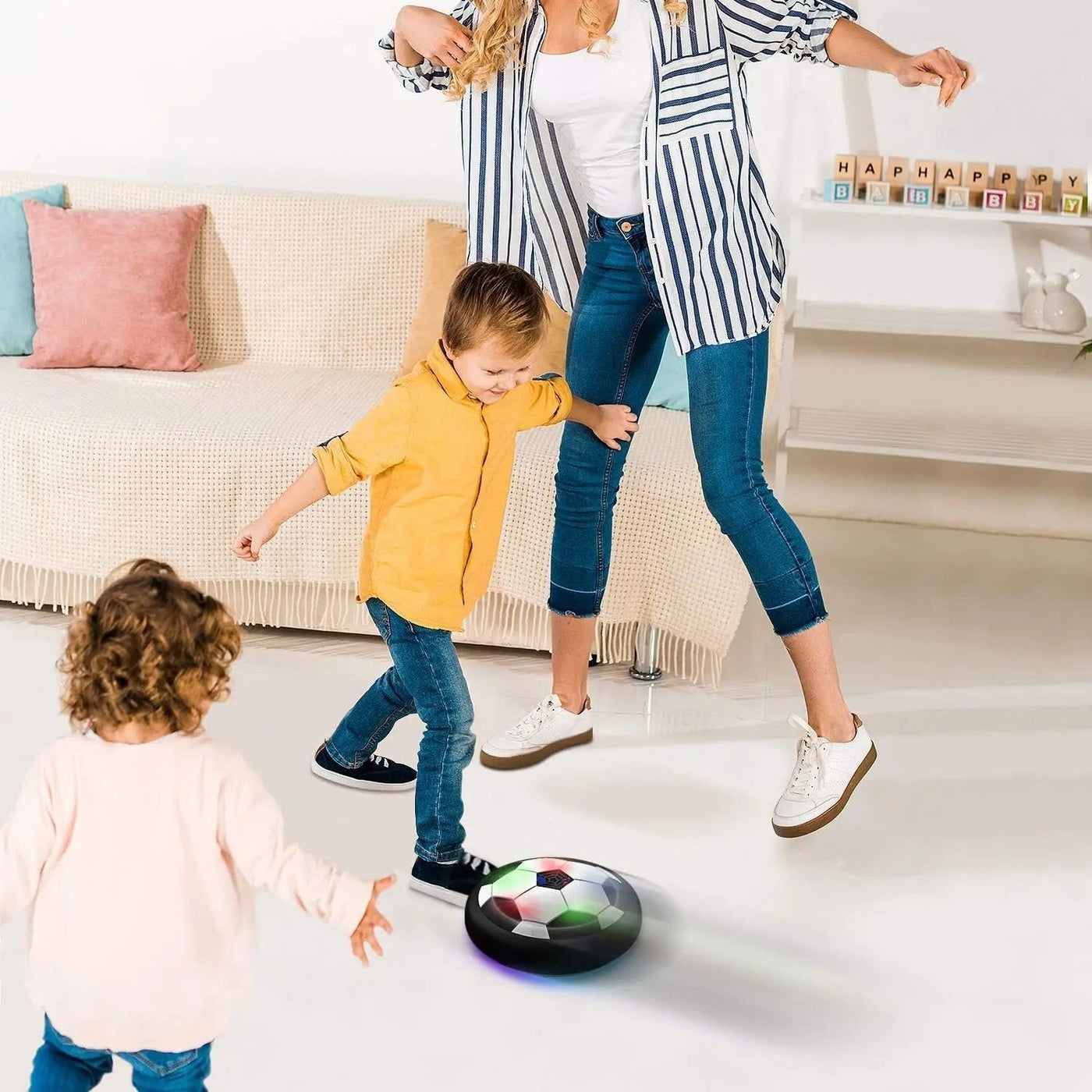 AirBall™ – Le ballon de foot flottant pour la maison